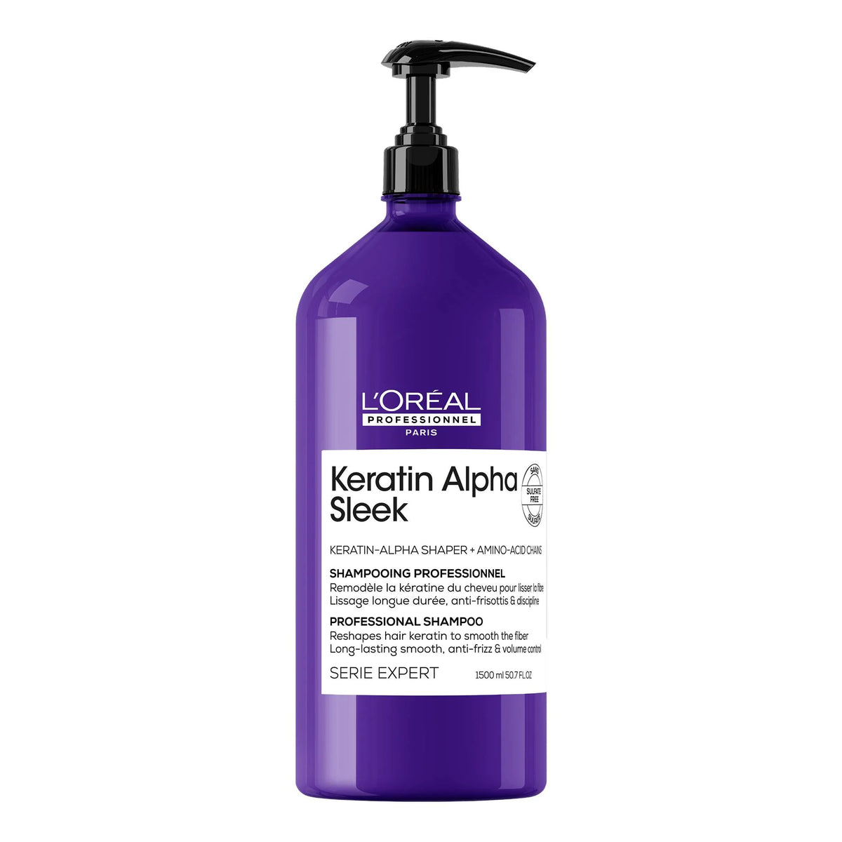 L'Oreal Professional Keratin Alpha Sleek Shampoo 1500ml