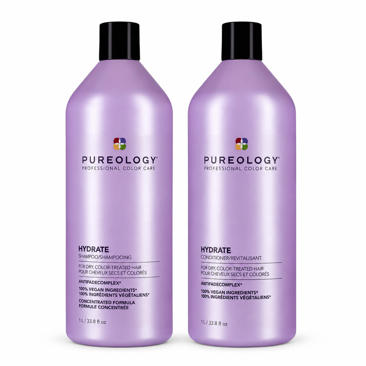 Pureology Hydrate Shampoo & Conditioner Duo 2 x 1000ml — all included products