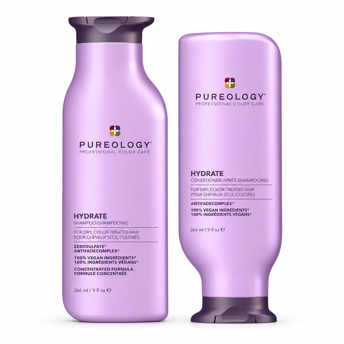 Pureology Hydrate Shampoo & Conditioner Duo 2 x 266ml — all included products